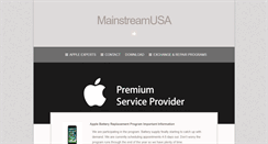Desktop Screenshot of mainstreamusa.com