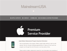 Tablet Screenshot of mainstreamusa.com